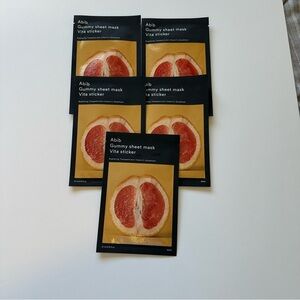 Abib Gummy Sheet Mask Vita Sticker Set Lot Of 5